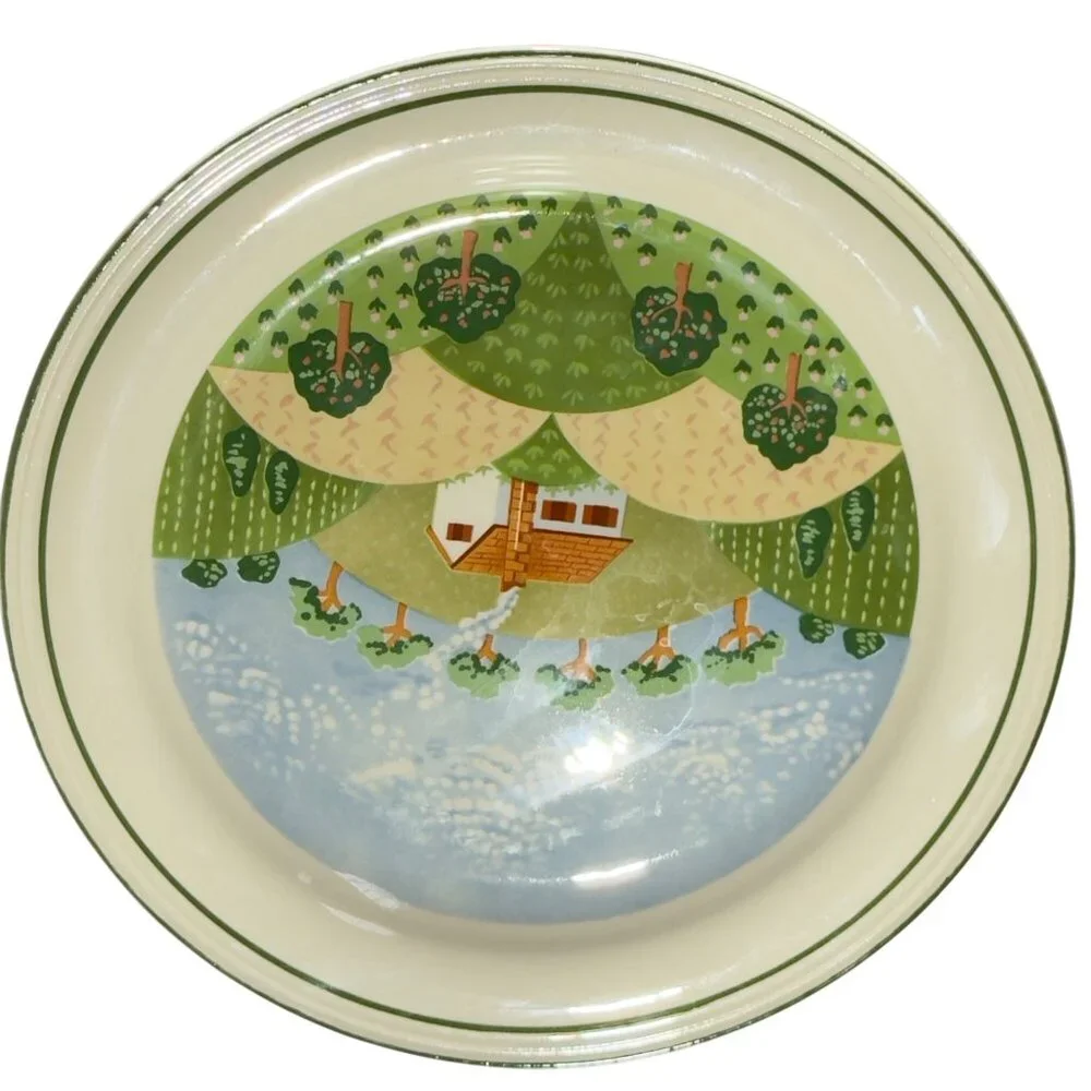 Sangostone Country Cottage Dinner Plates 10.5" Dia. Set Of Four - Picture 10 of 10